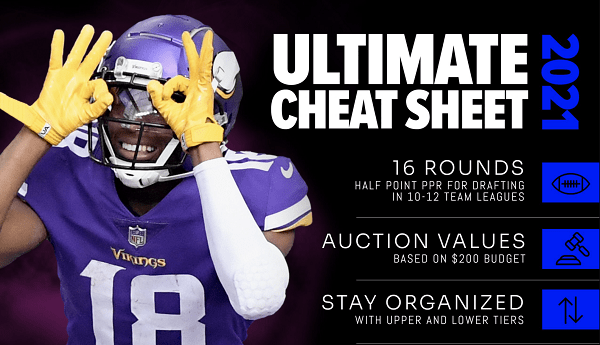 yahoo fantasy football cheat sheet