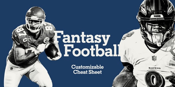 fantasy football cheat sheet