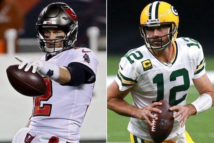 tom brady vs aaron rodgers scottfujita 1