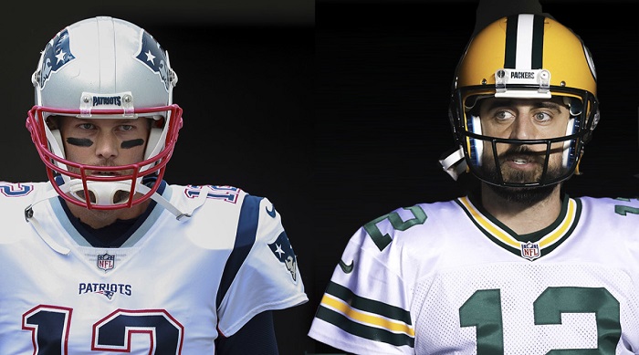 tom brady vs aaron rodgers